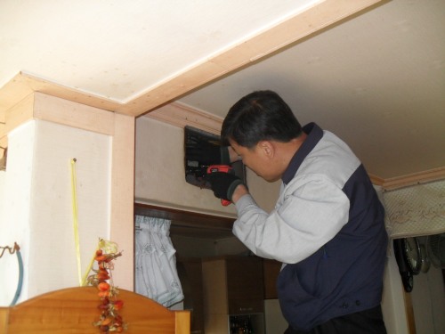 누전차단기 및 노후전선 교체작업